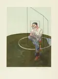 Étude pour un portrait de John Edwards by Francis Bacon, 1986, Colour lithograph on card, sold Jun 2019