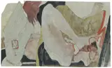 Horst Janssen, Untitled, 1977, Gouache, India ink, and pencil on paper, collaged. Approx