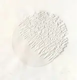 Untitled by Günther Uecker, 2014, Embossing on card, sold Jun 2019