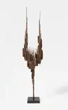 Harold Cousins, Gothique Plaiton, Cambre, 1971/1975, Sculpture made from metal rods and metal elements, soldered. Height approx