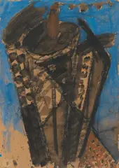 Babylon by Markus Lüpertz, 1975, Gouache on paper, sold Jun 2019