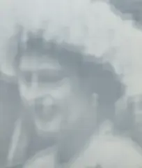Gerhard Richter, Elisabeth I, 1966, Offsetdruck in Blaugrau, auf weißem Halbkarton