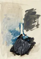 Untitled (Birnbaum) by Georg Baselitz, 1978, Gouache and ink on paper, sold Jun 2019