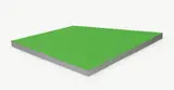 Wolfram Ullrich, Untitled (Cadgreen-light), 2012, Acrylic on steel