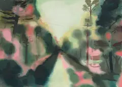 Kanal by Tilo Baumgartel, 2001, Oil on canvas on hardboard, sold Jun 2019