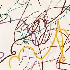 Zdeněk Sýkora, Linien Nr. 34, 1985, Oil on canvas