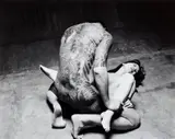 Tattooed fuck (from the series: Tokyo Comedy) by Nobuyoshi Araki, 1998, Gelatin silver print, sold Jun 2019