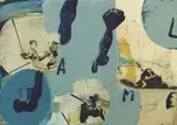 Neo Rauch, Untitled, 1994, Mixed media on card