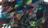 Untitled by Katharina Grosse, 2014/2015, Acrylic on canvas, sold Jun 2019
