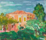 Hans Purrmann, Villa Gorki, 1951, Oil on canvas