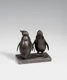 Zwei Pinguine by August Gaul, Circa 1911, Bronze, sold May 2019
