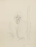 Autoportrait by Alberto Giacometti, 1963, Lithograph on Velin de Rives, sold May 2019
