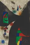 Joan Miró, Gaudí II, 1979, Colour etching with collage on wove paper
