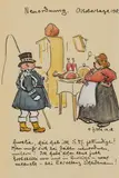 Oktobertage 1918 by Heinrich Zille, 1918, India ink and watercolour resp. opaque white, partially over pencil, on smooth ivory-coloured paper, offered May 2019