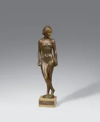 Richard Martin Werner, Stehender weiblicher Akt, Bronze