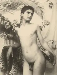 Untitled by Guglielmo (Wilhelm) Plüschow, c. 1900, Albumen print, sold May 2019