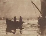 Heinrich Kühn, In Bacino di San Marco, Venezia, c. 1898, Gum dichromate print on structured water colour paper