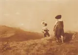 Children on the Hill by Heinrich Kühn, c. 1908, Pigment print on thin, structured card, offered May 2019