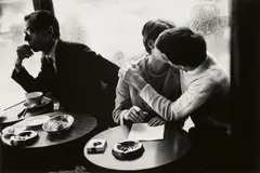 Léon Herschtritt, Café de Flore, 1965, Gelatin silver print, printed 2016 by Philippe Salaun
