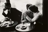 Léon Herschtritt, Café de Flore, 1965, Gelatin silver print, printed 2016 by Philippe Salaun