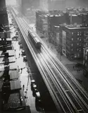 Andreas Feininger, El Train, 9th Avenue, 1940, Gelatin silver print, printed later