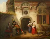 Ferdinand de Braekeleer the Elder, The Concert, Oil on panel