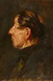 Wilhelm Busch, Portrait of a Gentleman in Profile