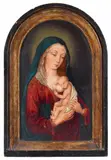Flemish School, The Virgin and Child, Oil on panel