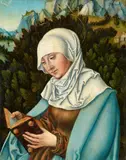 studio of Lucas Cranach the Elder, Saint Anne in a Mountain Landscape, Oil on panel, mounted on wood (parquetted)