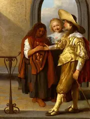 Dirck Hals, The Fortune Teller, Oil on panel