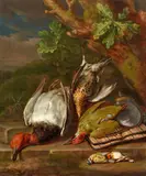 Pieter Andreas Rijsbrack, Game Still Life, Oil on canvas (relined)