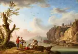 Jacob Philipp Hackert, View of the Seine at Caudebec-en-Caux, Oil on canvas (relined)