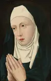follower of Aelbert Bouts, The Madonna at Prayer, Oil on panel