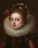 Flemish School 17th century, Portrait of a Lady in a Ruff, Oil on panel