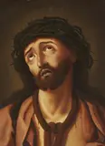 Ecce Homo by Spanish School in the manner of Luis de Morales, Oil on copper, offered Mar 2019