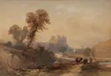James Baker Pyne, Landscape with Carnarvon Castle