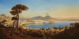 Gustav Zick, The Gulf of Naples, Oil on canvas