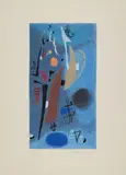 Max Ackermann, An die Freude II, 1951, Colour silkscreen on paper
