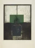 Karl Fred Dahmen, Knauerblock, 1971, Colour etching on card