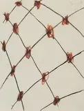 Günther Förg, Untitled, 1996, Oil crayon on card