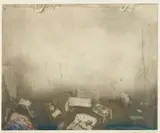 Klaus Fußmann, Interieur, 1980, Colour etching on card