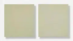 Dieter Helis, Untitled (Diptychon), 1994, 2-part work: acrylic on canvas. Each
