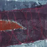 Per Kirkeby, Untitled, 1994, Colour woodcut on card