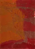 Per Kirkeby, Untitled, 1997, Colour woodcut on card