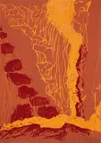 Per Kirkeby, Untitled, 1997, Colour woodcut on card