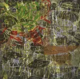 Per Kirkeby, Untitled, 1994, Colour woodcut on card