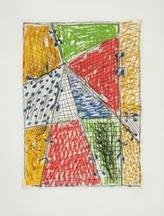 Untitled (Window) by Markus Lüpertz, 1993, Colour etching on card, offered Dec 2018