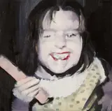 Enrique Marty, Juego de niños II, 1998, 9-part work: each oil on panel. Each