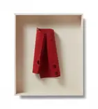 Manfred Muller, Red Prelude, 1996, Oil on card
