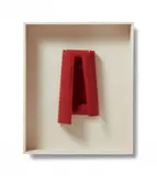 Manfred Muller, Red Prelude, 1996, Oil on card